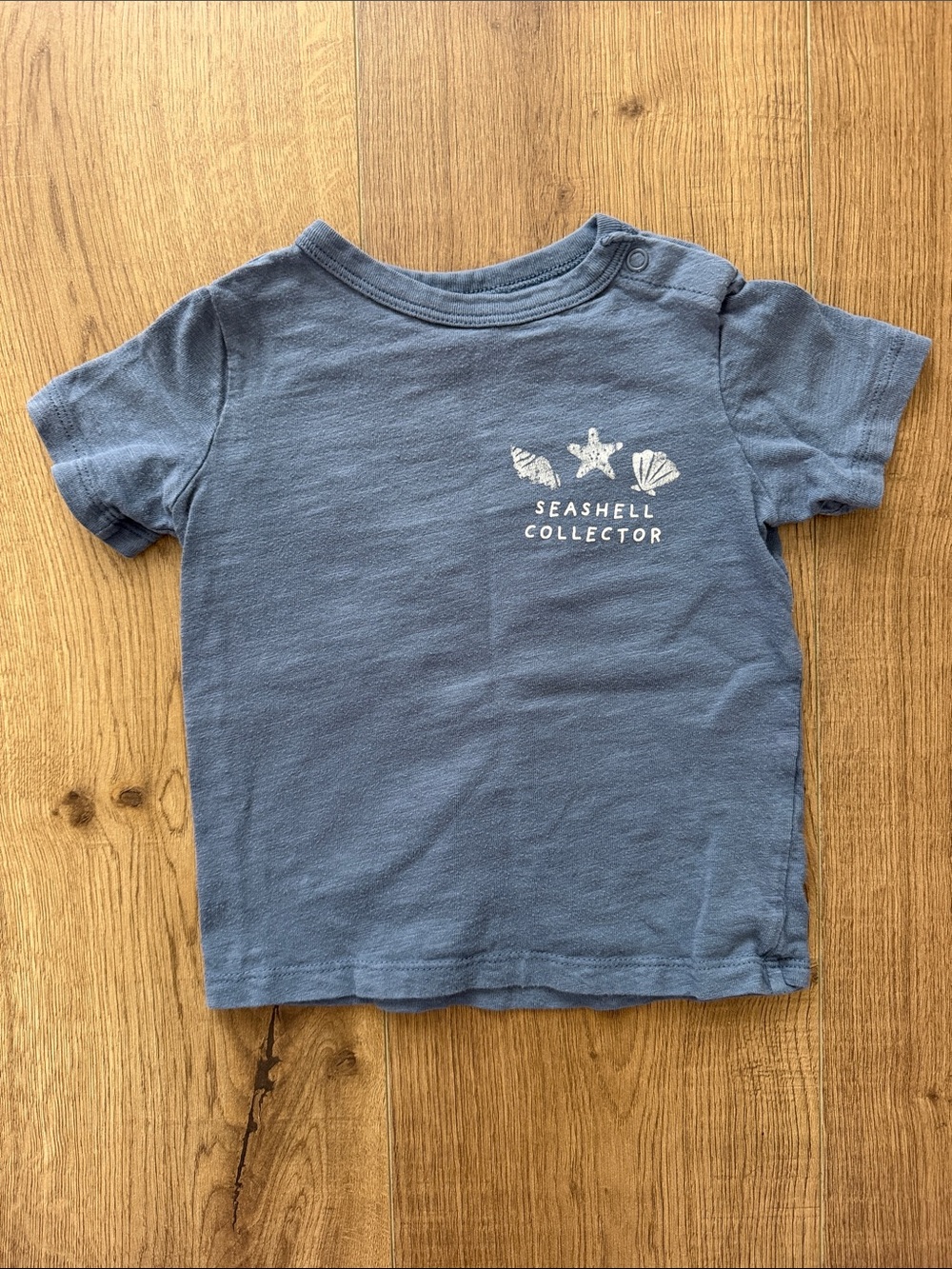 Size 18 mo Little Co. Short Sleeve Tee - Blue